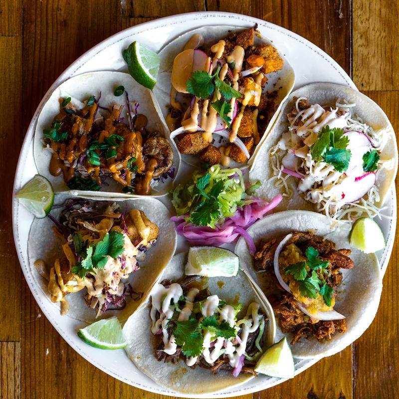 Hook and Lime signature dishes Taco SpecialChicken EnchiladasLobster & Shrimp Tacos